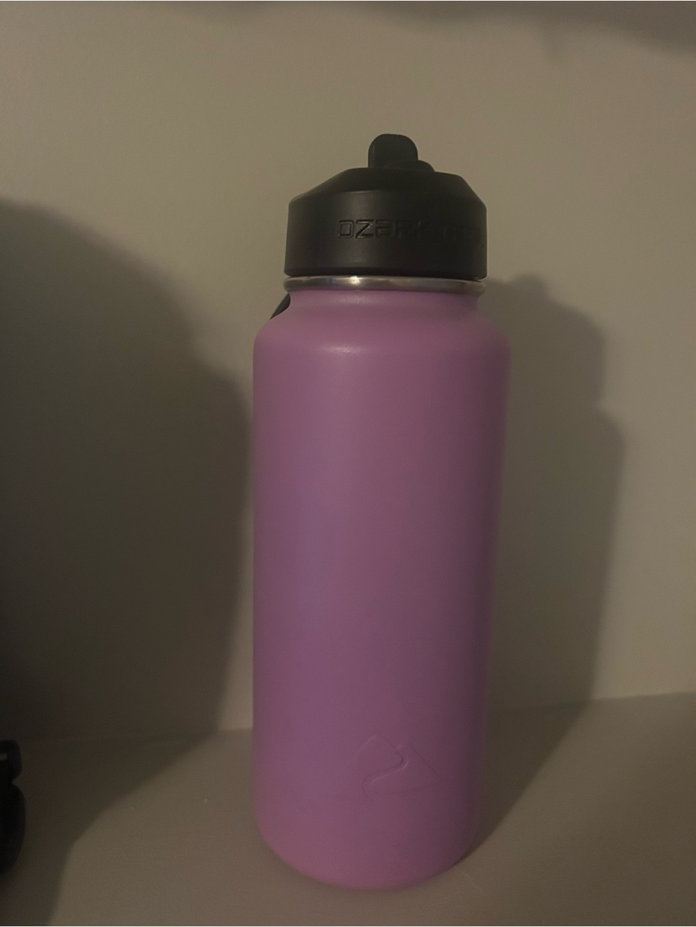 Purple Ozark Trail Insulated Water Bottle with Black Lid